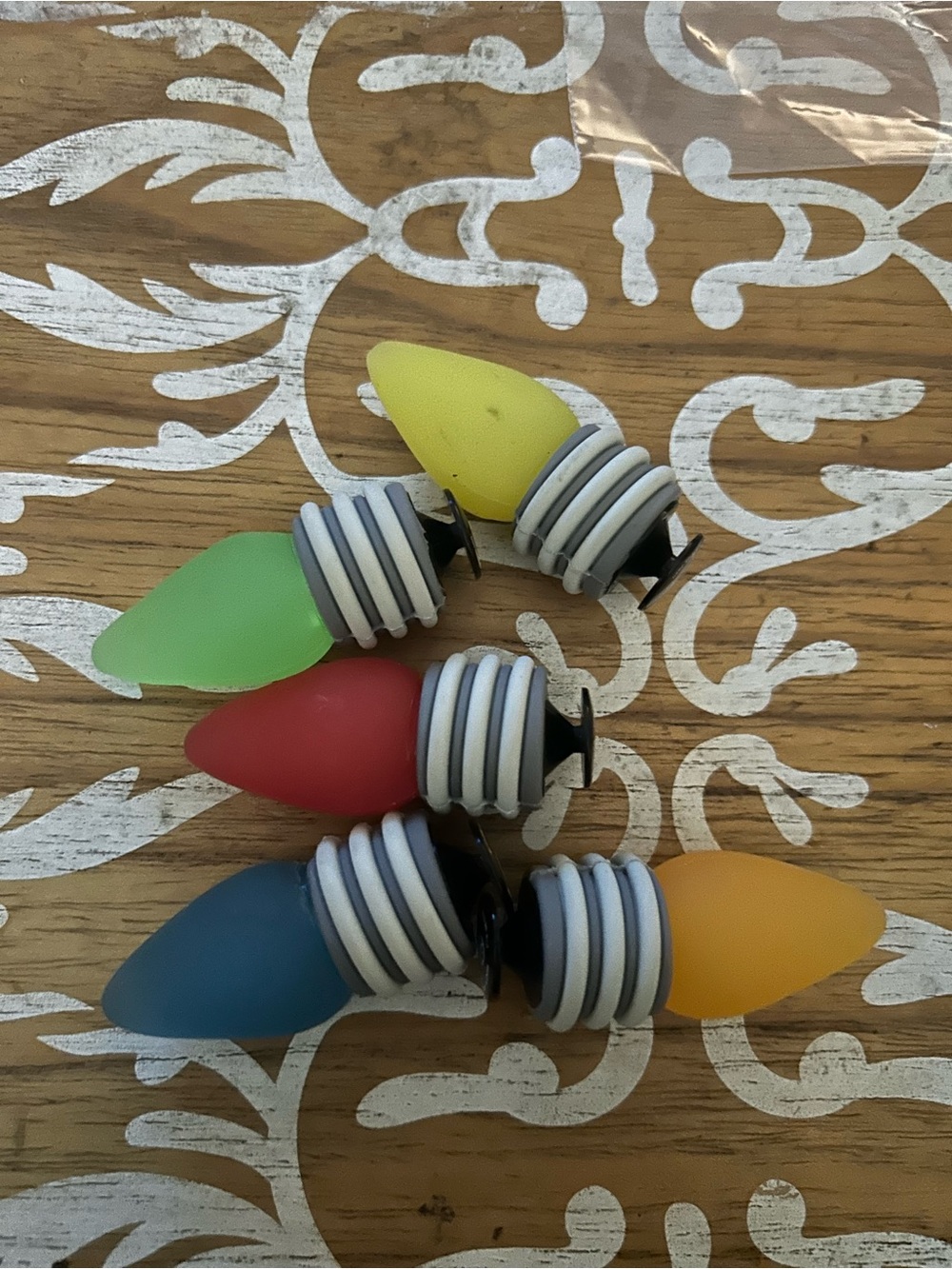 Light up Multi-Color Silicone jibots Set - Red, Blue, Green, Yellow, Orange